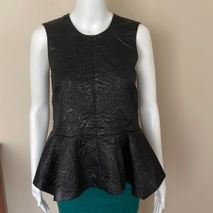 Elizabeth and James Peplum Sleeveless Top. Sz small.